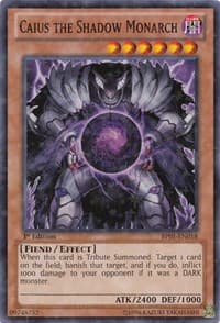 Caius the Shadow Monarch (Starfoil): Battle Pack: Epic Dawn