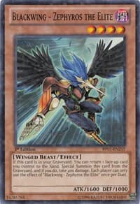 Blackwing - Zephyros the Elite (Starfoil): Battle Pack: Epic Dawn
