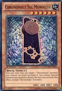 Chronomaly Sol Monolith: Number Hunters