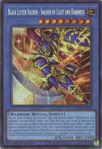 Black Luster Soldier - Soldier of Light and Darkness (Secret Rare): Chaos Origins
