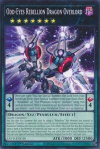 Odd-Eyes Rebellion Dragon Overlord: Legendary Arc-V Decks