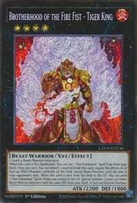 Brotherhood of the Fire Fist - Tiger King: Legendary Arc-V Decks