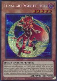 Lunalight Scarlet Tiger (Secret Rare): Legendary Arc-V Decks