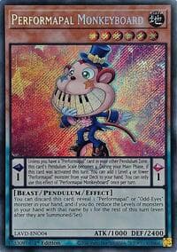 Performapal Monkeyboard (Secret Rare): Legendary Arc-V Decks