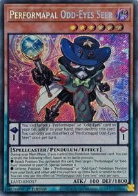 Performapal Odd-Eyes Seer (Secret Rare): Legendary Arc-V Decks