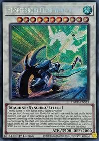 Hi-Speedroid Clear Wing Rider (Secret Rare): Legendary Arc-V Decks