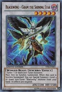 Blackwing - Gram the Shining Star: Yu-Gi-Oh! 5D's Manga Promotional Cards