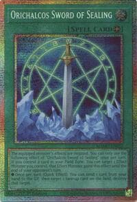 Orichalcos Sword of Sealing (Starlight Rare): Magnificent Monsters