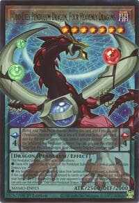 Odd-Eyes Pendulum Dragon, Four Heavenly Dragons (Extended Art): Magnificent Monsters
