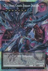CXyz Hope Chaos Barian Dragon (Starlight Rare) (Extended Art): Beyond the Brave