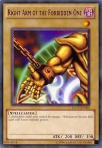 Right Arm of the Forbidden One (Purple): Duelist League Promo