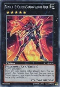 Number 12: Crimson Shadow Armor Ninja: Star Pack 2013
