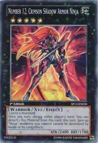 Number 12: Crimson Shadow Armor Ninja (Starfoil): Star Pack 2013