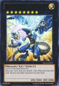 Thunder End Dragon (Green): Duelist League Promo