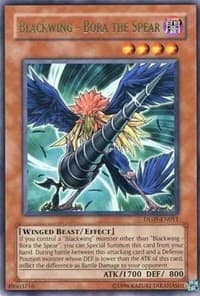 Blackwing - Bora the Spear (Green): Duelist League Promo