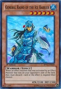General Raiho of the Ice Barrier: Battle Pack 2: War of the Giants Round 2