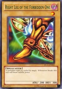 Right Leg of the Forbidden One (Green): Duelist League Promo