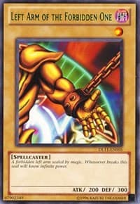 Left Arm of the Forbidden One (Green): Duelist League Promo