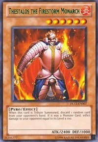 Thestalos the Firestorm Monarch (Green): Duelist League Promo