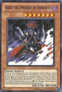 Gorz the Emissary of Darkness (Blue): Duelist League Promo