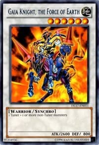 Gaia Knight, the Force of Earth (Blue): Duelist League Promo