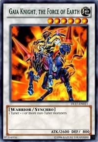 Gaia Knight, the Force of Earth (Green): Duelist League Promo