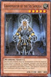 Grandmaster of the Six Samurai (Starfoil): Battle Pack Tournament Prize Cards