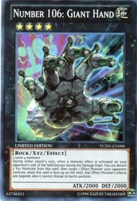 Number 106: Giant Hand: Yu-Gi-Oh! Championship Series Prize Cards