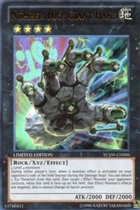 Number 106: Giant Hand: Yu-Gi-Oh! Championship Series Prize Cards