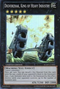 Digvorzhak, King of Heavy Industry: Yu-Gi-Oh! Championship Series Prize Cards