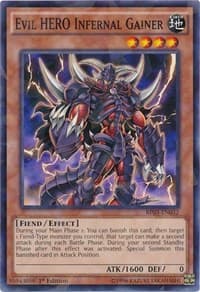 Evil HERO Infernal Gainer (Shatterfoil): Battle Pack 3: Monster League
