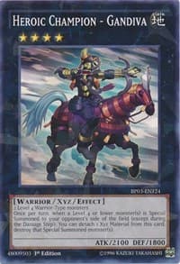 Heroic Champion - Gandiva (Shatterfoil): Battle Pack 3: Monster League