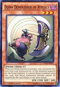 Djinn Demolisher of Rituals: Duelist Alliance