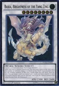 Baxia, Brightness of the Yang Zing (UTR): Duelist Alliance