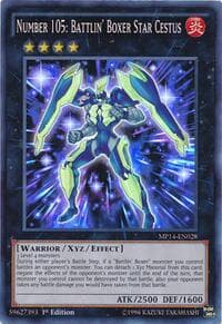 Number 105: Battlin' Boxer Star Cestus: 2014 Mega-Tins Mega Pack