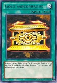 Gold Sarcophagus (Blue): Duelist League Promo
