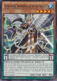 Zefrasaber, Swordmaster of the Nekroz: Crossed Souls