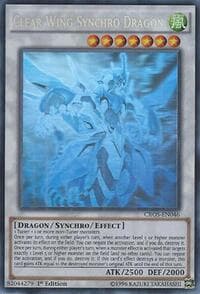 Clear Wing Synchro Dragon (Ghost Rare): Crossed Souls