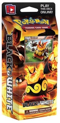 Black & White Theme Deck - "Red Frenzy" [Emboar]: Black & White