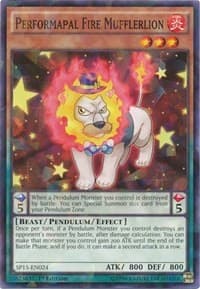Performapal Fire Mufflerlion (Shatterfoil): Star Pack ARC-V