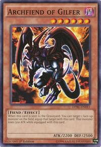 Archfiend of Gilfer: Duelist Pack: Battle City