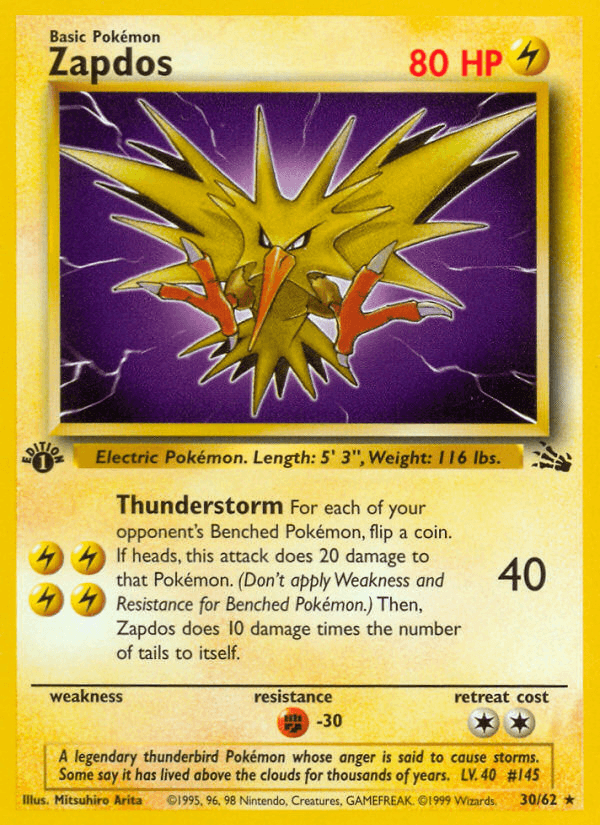 Zapdos: Fossil