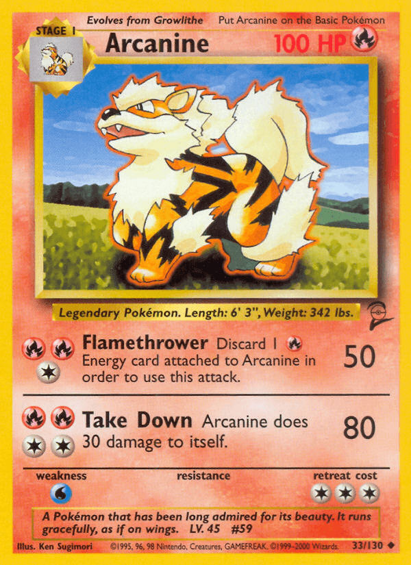 Arcanine: Base Set 2