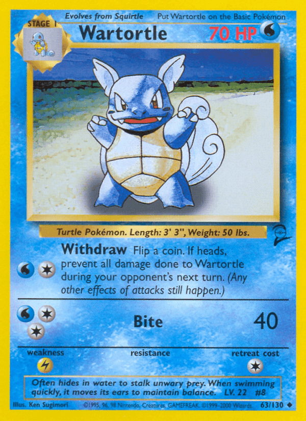Wartortle: Base Set 2