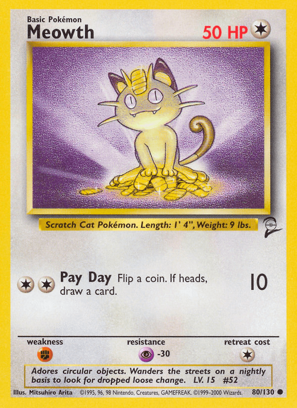 Meowth: Base Set 2