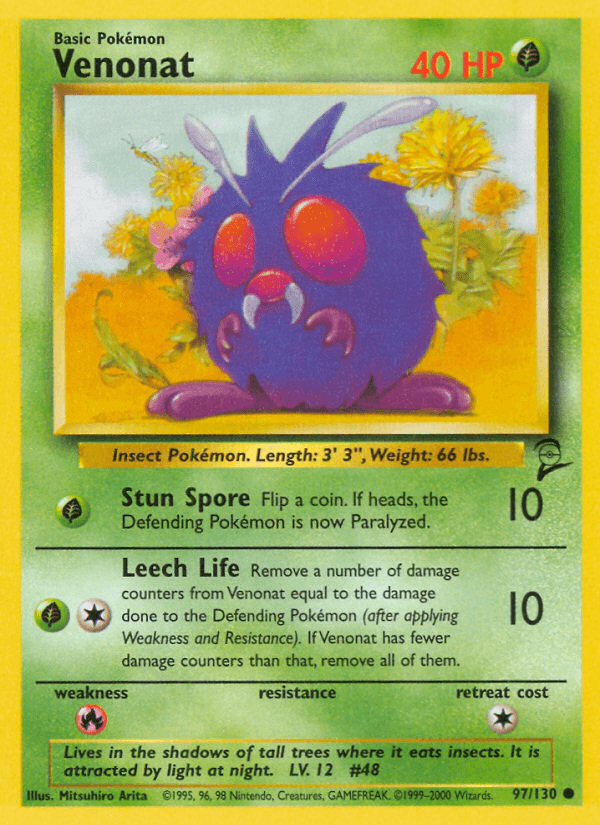 Venonat: Base Set 2