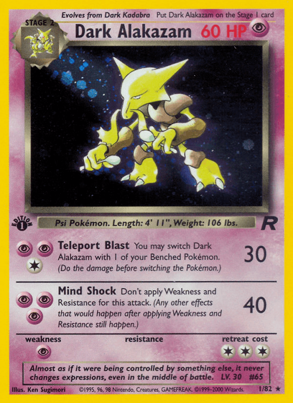 Dark Alakazam: Team Rocket