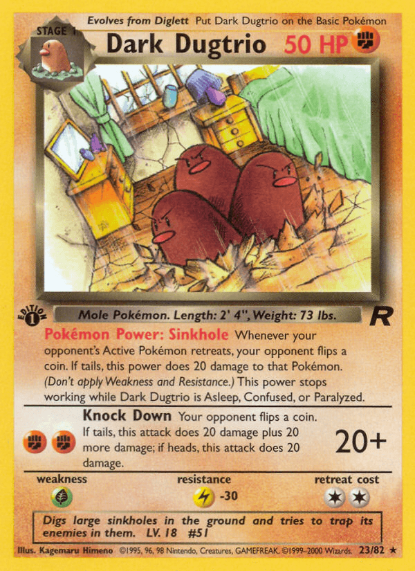 Dark Dugtrio: Team Rocket