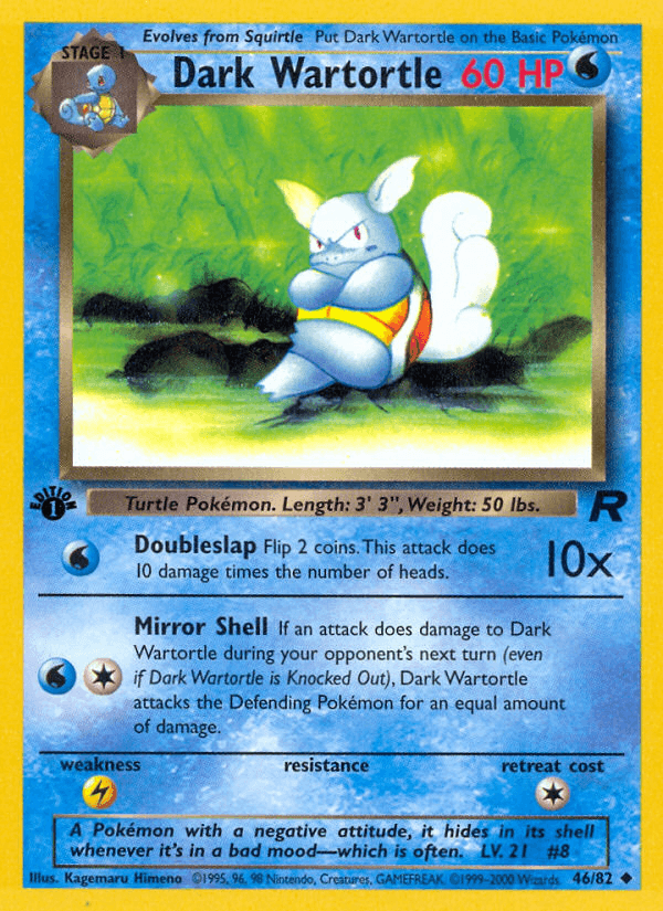 Dark Wartortle: Team Rocket