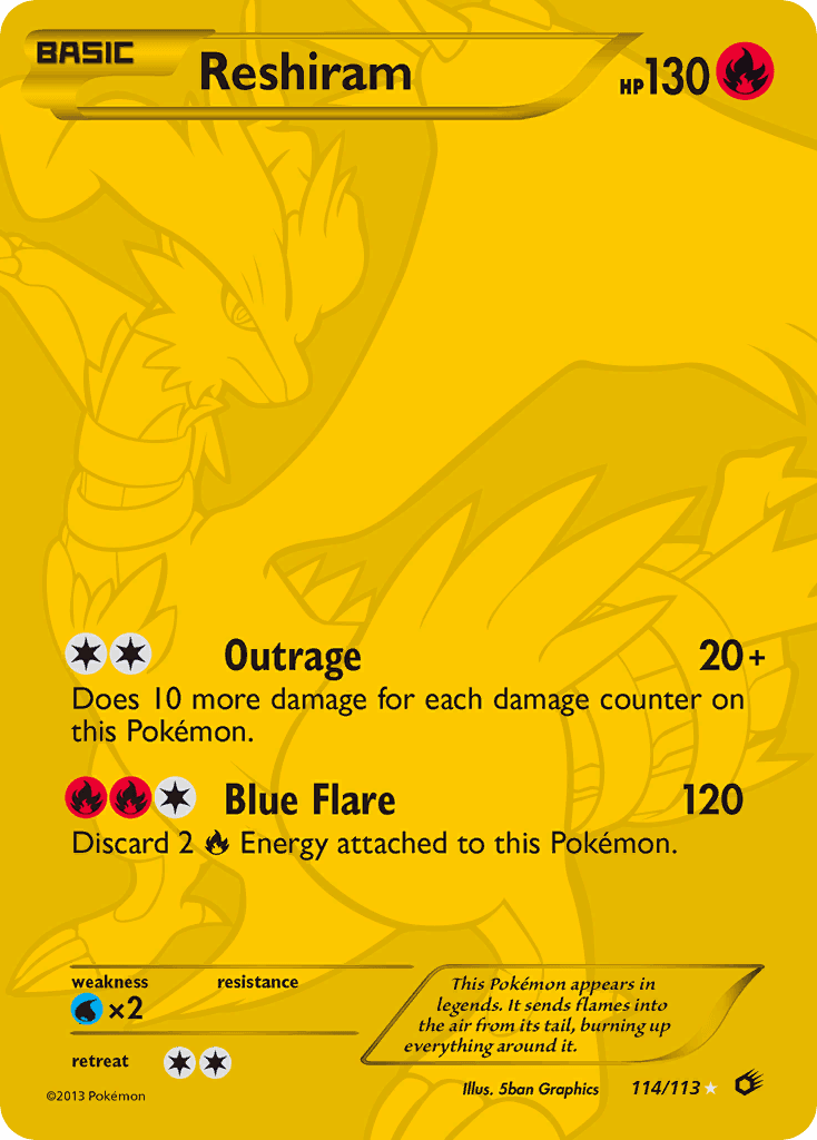 Reshiram: Legendary Treasures